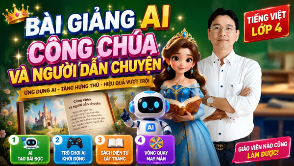 Công chúa và người dẫn chuyện - Bài giảng AI - Tiếng Việt 4 tuần 2